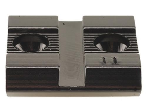 Weaver Standard Top Mount Aluminum Scope Base - Black - #11 - For Remington Savage Western Field Browning H&RMossberg - Precision Shot Firearms