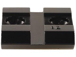 Weaver Standard Top Mount Aluminum Scope Base - Black - #12 - For Remington Ruger Savage Sears StevensWinchester H&R Marlin Mossberg - Precision Shot Firearms