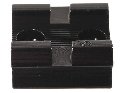 Weaver Standard Top Mount Aluminum Scope Base - Gloss Black - #45 - FRONT/REAR Modern Muzzleloader Springfield - Precision Shot Firearms
