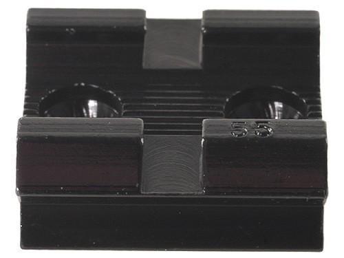 Weaver Standard Top Mount Aluminum Scope Base - Gloss Black - #55 - REAR High Standard - Precision Shot Firearms