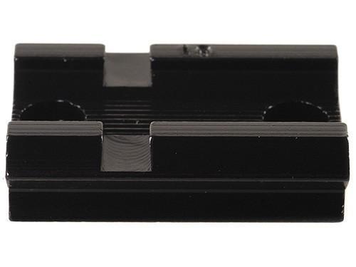 Weaver Standard Top Mount Aluminum Scope Base - Gloss Black - #61 - Octagon Flat Receiver FRONT/REAR - Precision Shot Firearms