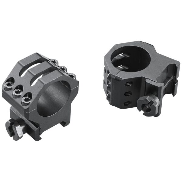 Weaver 6-Hole Aluminum Scope Rings 1" High Matte - Precision Shot Firearms