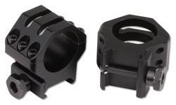 Weaver 6-Hole Aluminum Scope Rings - Matte - 1" XX-High - Precision Shot Firearms