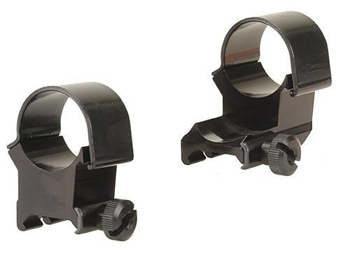 Weaver Detachable Extension Top Mount Aluminum Scope Rings - 1" - X-High EXT - Black - Precision Shot Firearms