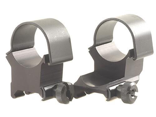 Weaver Detachable Extension Top Mount Aluminum Scope Rings - 1" - X-High EXT - Matte - Precision Shot Firearms