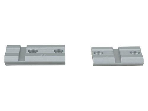 Weaver 2-Piece (Pairs) Top Mount Aluminum Scope Base - Silver - Mossberg Remington - Precision Shot Firearms