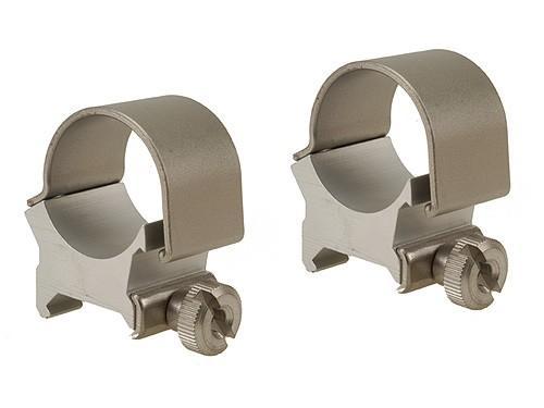 Weaver Detachable Top Mount Aluminum Scope Rings 1" High - Silver - Precision Shot Firearms