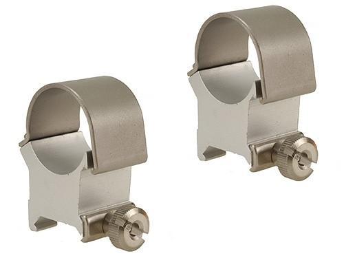 Weaver Detachable Top Mount Aluminum Scope Rings 1" X-High - Silver - Precision Shot Firearms