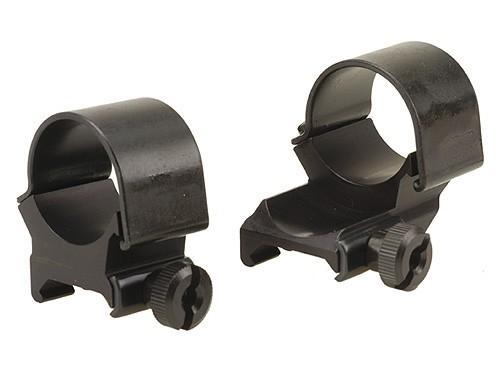 Weaver Detachable Extension Top Mount Aluminum Scope Rings - 1" High EXT - Matte - Precision Shot Firearms
