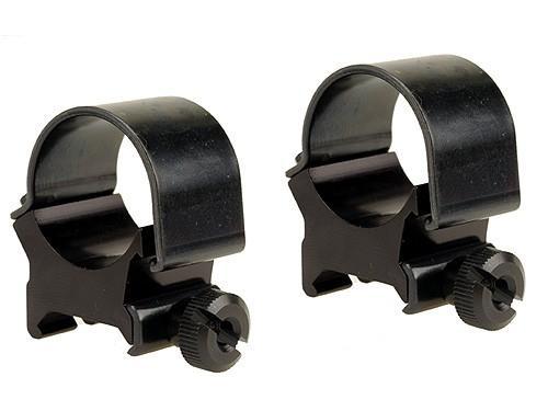 Weaver Detachable Top Mount Aluminum Scope Rings 1" High - Matte - Precision Shot Firearms