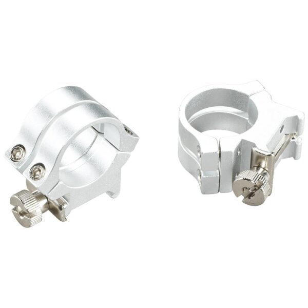 Weaver Quad Lock Detachable Scope Rings 1" High Silver - Precision Shot Firearms