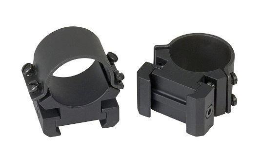 Weaver Sure Grip Windage Adjustable Aluminum Scope Rings (4-Screws) - 1" X-High Matte - Precision Shot Firearms