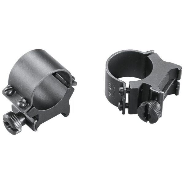 Weaver Sure Grip Detachable Aluminum Scope Rings (4-Screws) 1" High Matte Clam - Precision Shot Firearms