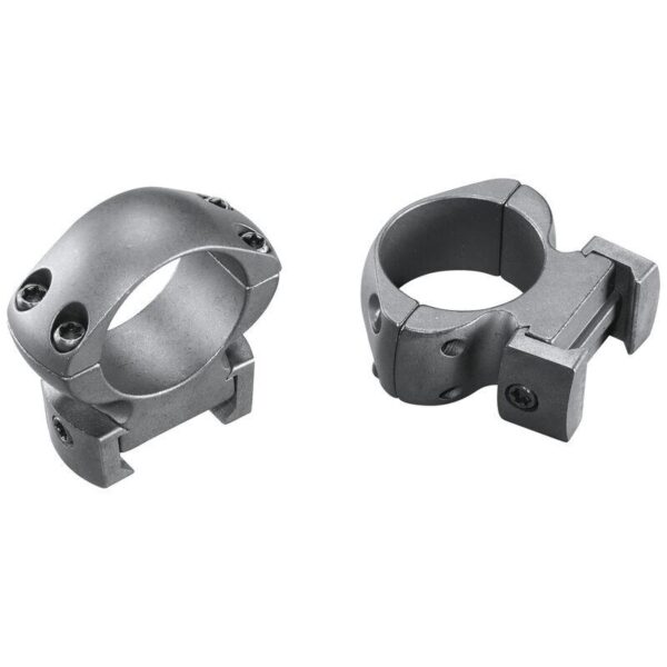 Weaver 2-Piece Grand Slam Steel Top Mount Scope Rings 1" High Matte (Windage Adjustable) - Precision Shot Firearms