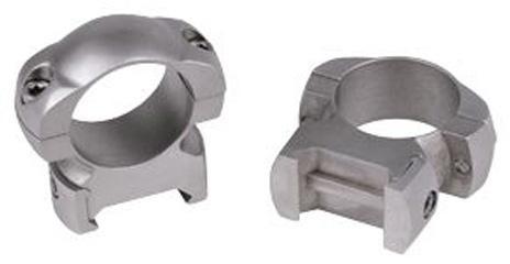 Weaver Grand Slam Steel Top Mount Scope Rings 1" Medium Silver - Precision Shot Firearms
