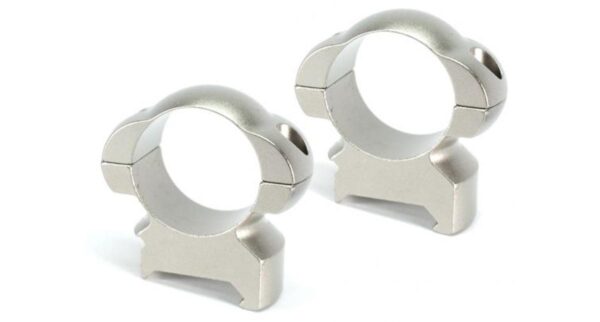 Weaver Grand Slam Steel Top Mount Scope Rings 1" HIgh Silver - Precision Shot Firearms