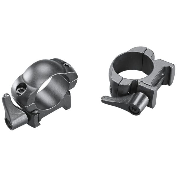 Weaver Grand Slam Leaver-Lok Top Mount Steel Scope Rings 1" Medium Matte - Precision Shot Firearms