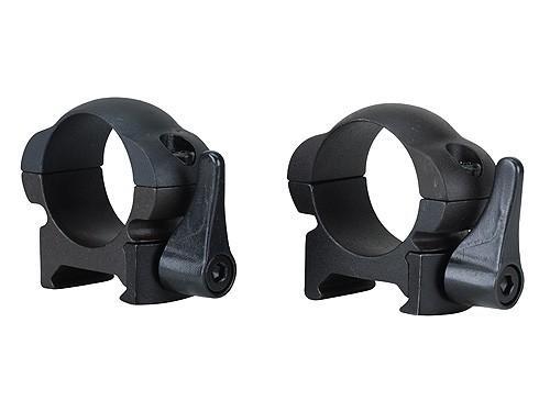 Weaver Grand Slam Leaver-Lok Top Mount Steel Scope Rings 1" Medium Matte - Precision Shot Firearms