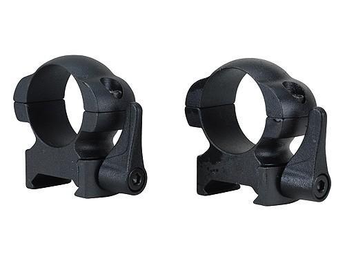 Weaver Grand Slam Leaver-Lok Top Mount Steel Scope Rings 1" HIgh Matte - Precision Shot Firearms