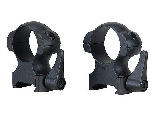 Weaver Grand Slam Leaver-Lok Top Mount Steel Scope Rings 1" X- High Matte - Precision Shot Firearms