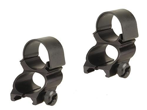 Weaver Detachable See-Thru Scope Rings - 1" Extension -Black - Precision Shot Firearms