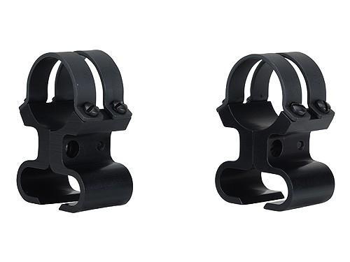 Weaver See-Thru Steel Lock Ringmount (Baseless System) - 1" .22 Tip Off Black - Precision Shot Firearms