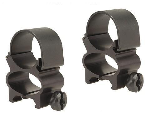 Weaver Detachable See-Thru Scope Rings - 1" Matte - Precision Shot Firearms