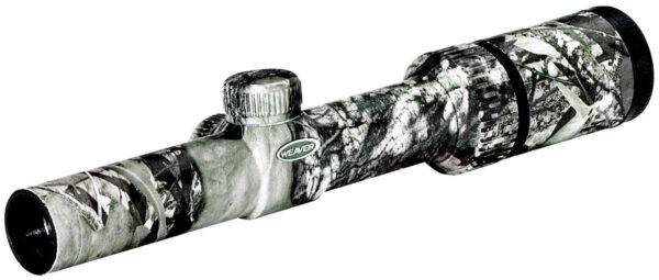 Weaver Kaspa Hunting Series Rifle Scopes - 1-4X24mm SH/MZ B-X Reticle 109-27' FOV 4.0-3.54" ER Mossy Oak Infinity - Precision Shot Firearms