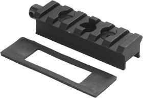 EXT MULTI SLOT BASE RUG AMER LA Black Matte Base PicatinnyClam 99468 - Precision Shot Firearms