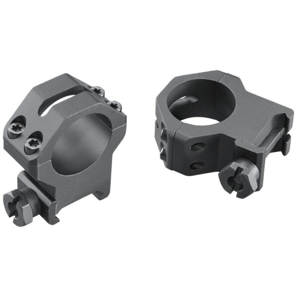 Weaver 4-Hole Tactical Picatinny Aluminum Scope Rings 1" X-High Matte - Precision Shot Firearms