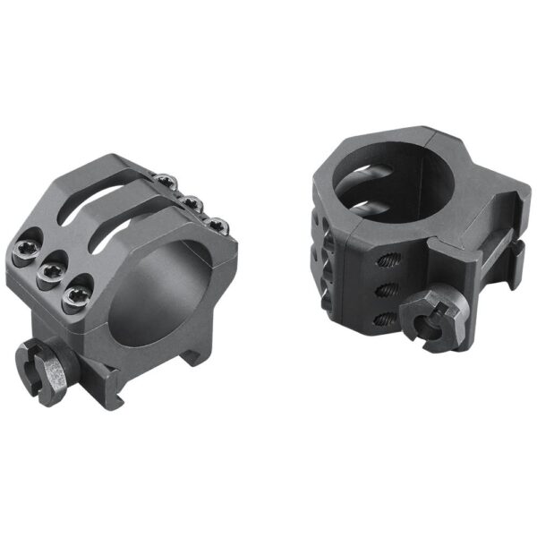Weaver 6-Hole Picatinny Tactical Scope Rings 1" Medium Matte - Precision Shot Firearms