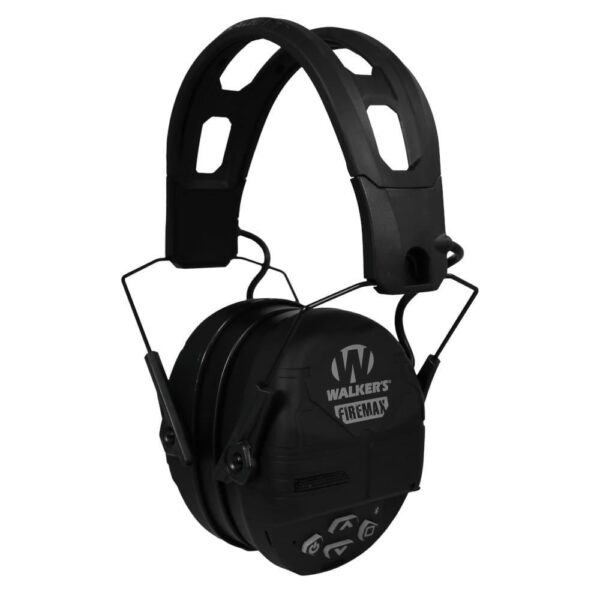 Walker's Firemax Bluetooth Electronic Ear Muffs 23dB Black - Precision Shot Firearms