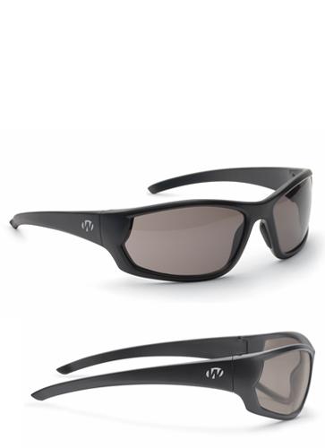 Walker's IKON Carbine Shooting Glasses Black with Smoke Lens - Precision Shot Firearms