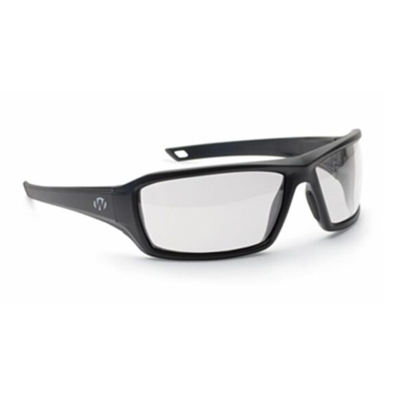 Walker's IKON Forge Shooting Glasses Black with Clear Lens - Precision Shot Firearms