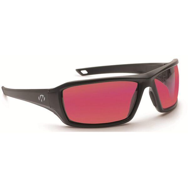 Walker's IKON Forge Shooting Glasses Black with Rose Lens - Precision Shot Firearms
