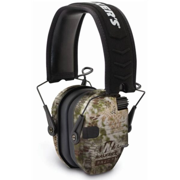 Walker's Game Razor Slim Shooter Folding Ear Muffs-Kryptek Camo - Precision Shot Firearms