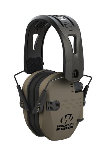 Walker's Razor Tacti-Grip Ear Muffs -FDE 23NRR - Precision Shot Firearms