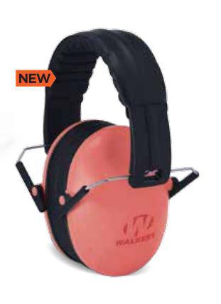 Walker's Small Passive Folding Ear Muffs - Coral 23dB NRR - Precision Shot Firearms