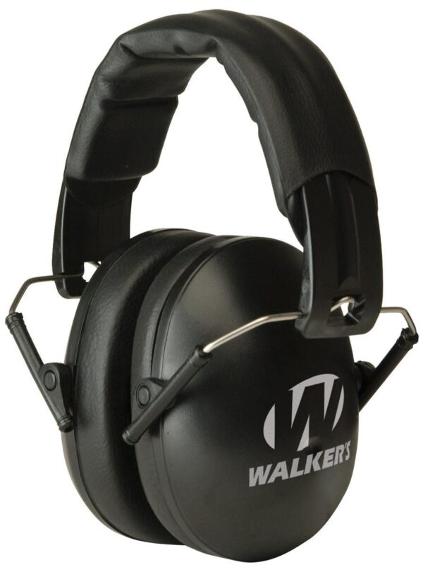 Walker's Small Passive Folding Ear Muffs- Black 23dB NRR - Precision Shot Firearms