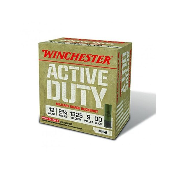 Winchester Active Duty Shotshells 12 ga 2-3/4" 1325 fps #00 25/ct - Precision Shot Firearms