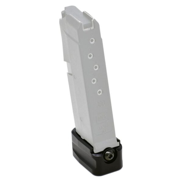 Warne Magazine Extension for Glock 42 Black +2/rd - Precision Shot Firearms