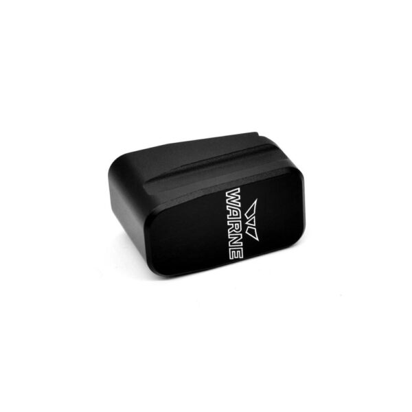Warne Magazine Extension for Glock 43 Black +2/rd - Precision Shot Firearms