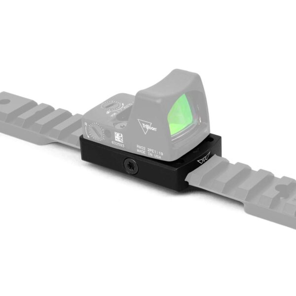 Warne Red Dot Riser Low Pro Reflex Mount - Black - Precision Shot Firearms