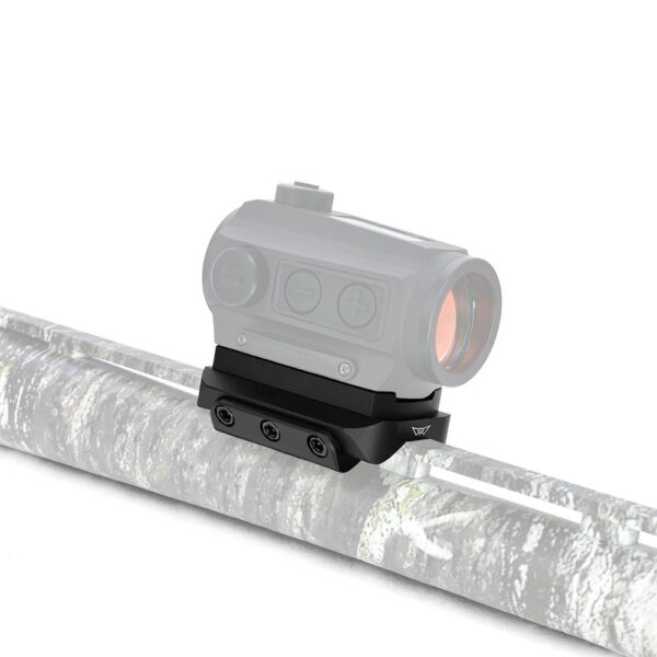 Warne Shotgun Rib Mount for Aimpoint T1-T2 Red Dot Black - MOUNT ONLY - Precision Shot Firearms
