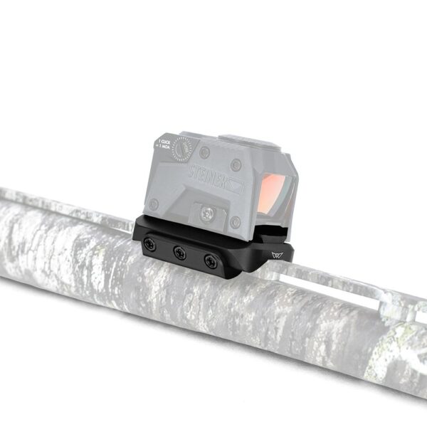 Warne Shotgun Rib Mount for Aimpoint ACRO Red Dot Black - MOUNT ONLY - Precision Shot Firearms
