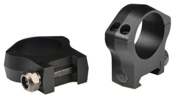 Warne 2-Piece Picatinny Style Mountain Tech Scope Rings 1" High - Matte - Precision Shot Firearms