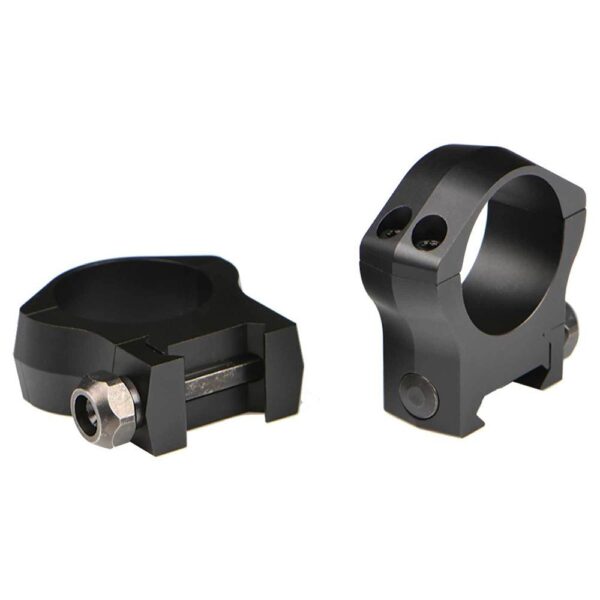 Warne 2-Piece Picatinny Style Mountain Tech Scope Rings 34mm Medium - Matte - Precision Shot Firearms