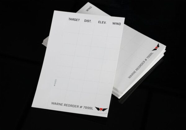 Warne Data Card Label Refills for Warne Skyline Precision Mount - 50/pk - Precision Shot Firearms