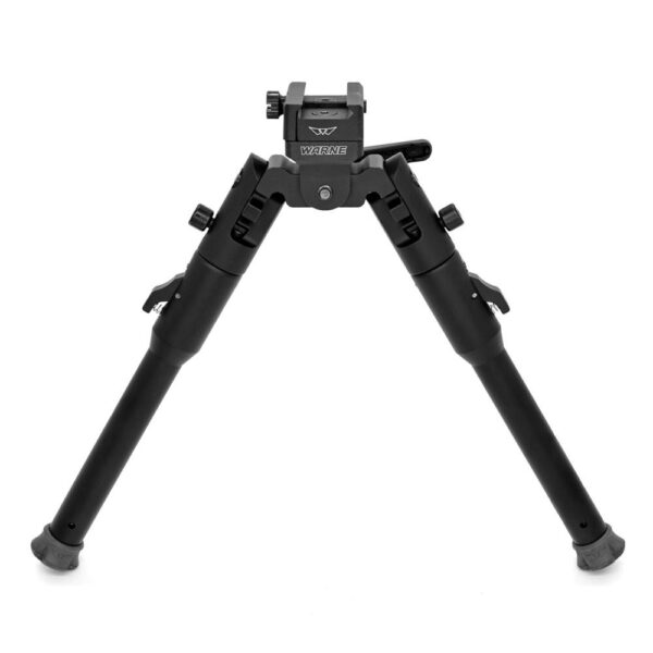 Warne Skyline Lite Bipod with Fixed Picatinny Rail Interface Black - Precision Shot Firearms