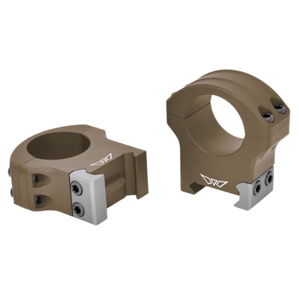 Warne HyperLite 30mm High Dark Earth Scope Rings - Precision Shot Firearms